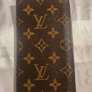 Louis Vuitton Brown and Gold Monogram Wallet